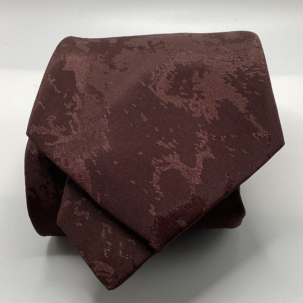Gianno Dark Brown Clip On Tie